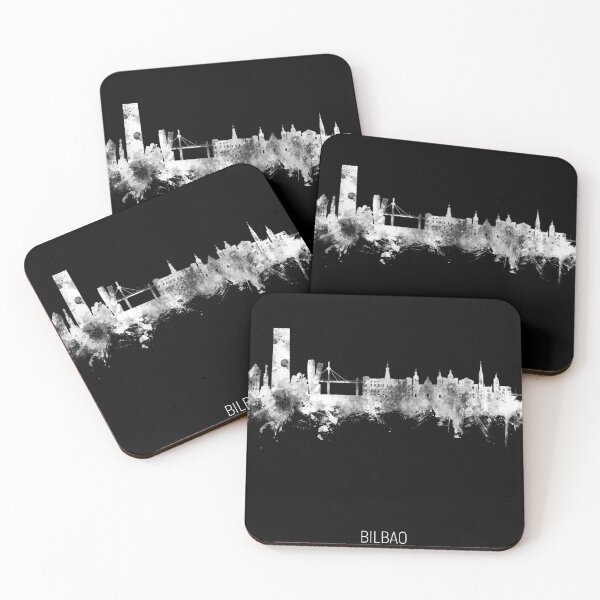 Item preview, Bilbao Spain Skyline designed and sold by ArtPrints.