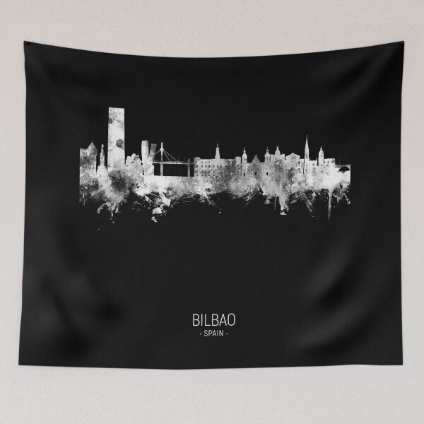 Item preview, Bilbao Spain Skyline designed and sold by ArtPrints.