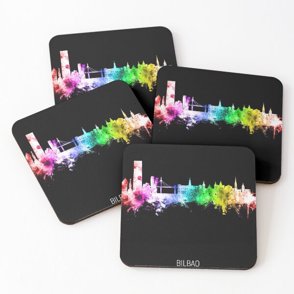 Item preview, Bilbao Spain Skyline designed and sold by ArtPrints.