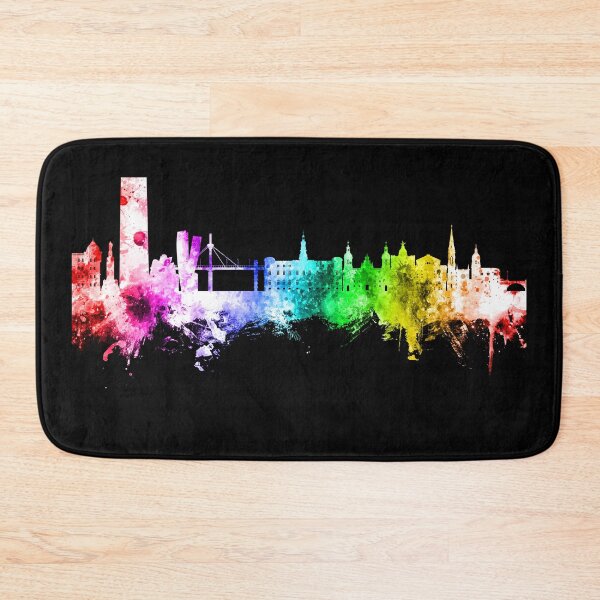 Item preview, Bilbao Spain Skyline designed and sold by ArtPrints.