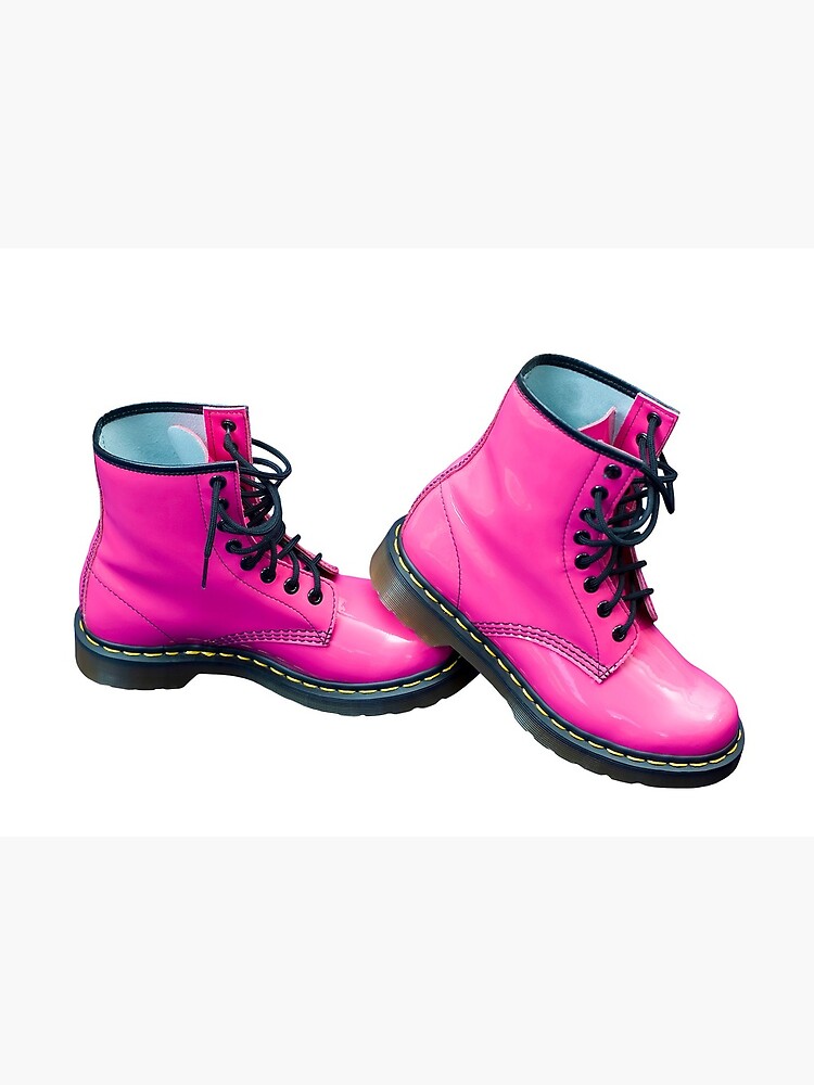 hot pink work boots