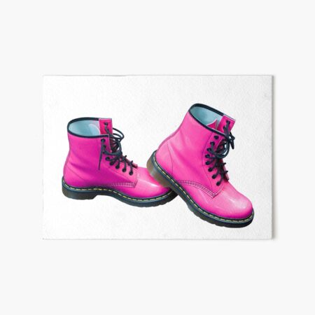 pink work boots
