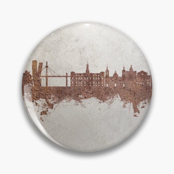 Artikelvorschau, Bilbao Spain Skyline entworfen und verkauft von ArtPrints.