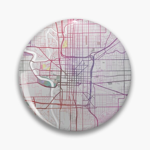Item preview, Mapa de Indianápolis designed and sold by TheRedFinch.