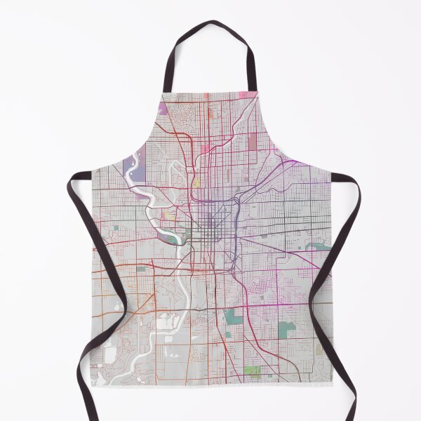 Item preview, Indianapolis Map, Indianapolis City designed and sold by TheRedFinch.