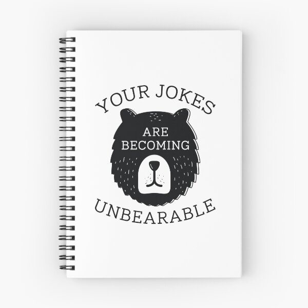 Item preview, Unbearable Jokes designed and sold by LuckyFoxDesigns.