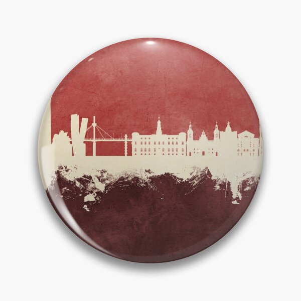 Item preview, Bilbao Spain Skyline designed and sold by ArtPrints.