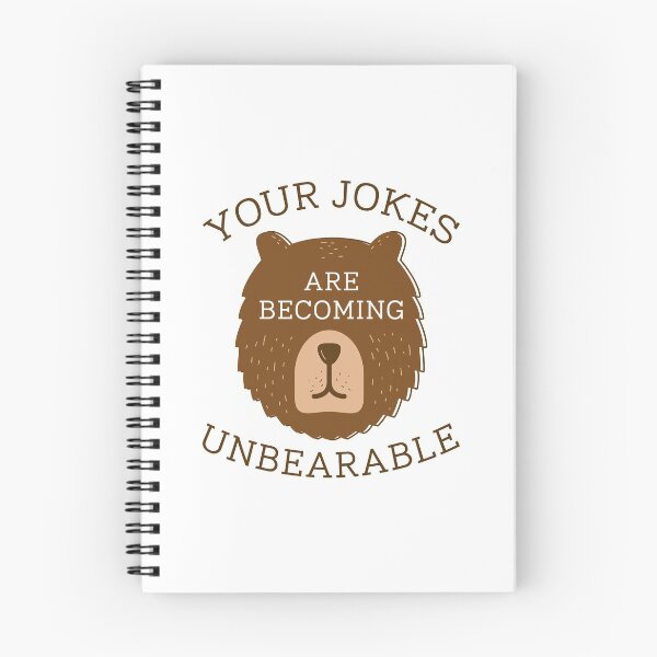 Item preview, Unbearable Jokes designed and sold by LuckyFoxDesigns.