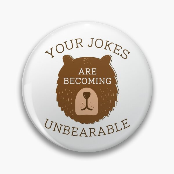 Item preview, Unbearable Jokes designed and sold by LuckyFoxDesigns.