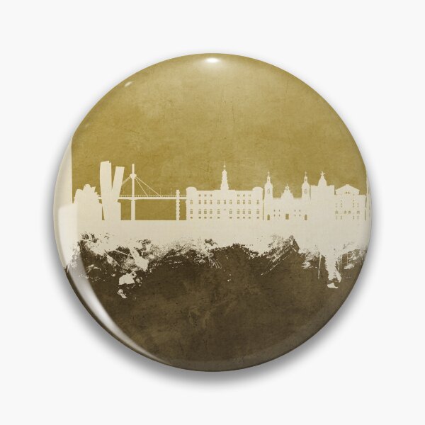 Item preview, Bilbao Spain Skyline designed and sold by ArtPrints.