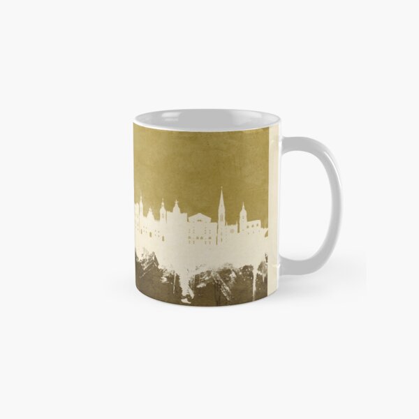 Vista previa del artículo con la obra «Bilbao Spain Skyline», diseñado y vendido por ArtPrints.
