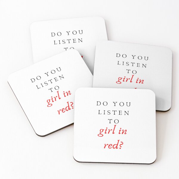 Item preview, "Do You Listen to girl in red" With Red Wording designed and sold by kenna18r.