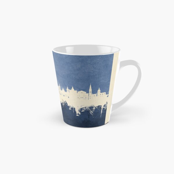 Vista previa del artículo con la obra «Bilbao Spain Skyline», diseñado y vendido por ArtPrints.