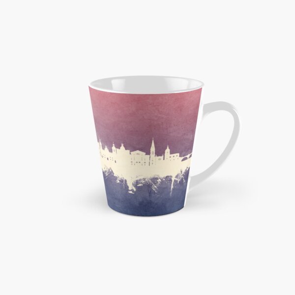 Vista previa del artículo con la obra «Bilbao Spain Skyline», diseñado y vendido por ArtPrints.