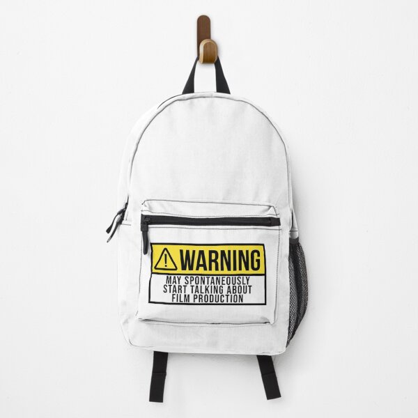 May Spontaneously Start Talking About Film Production Backpack