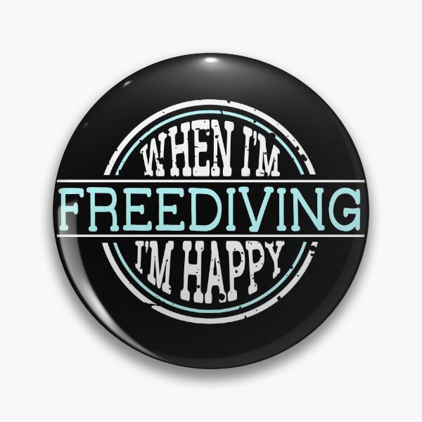 Item preview, When I'm FreeDiving I'm Happy designed and sold by cotros.