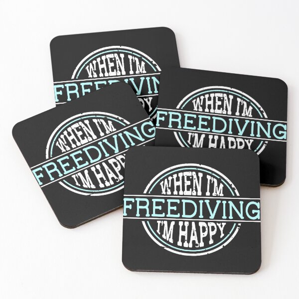 Item preview, When I'm FreeDiving I'm Happy designed and sold by cotros.