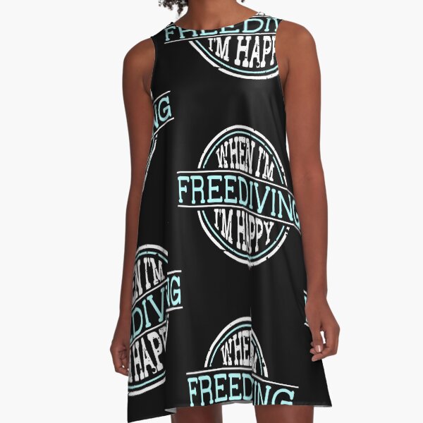Item preview, When I'm FreeDiving I'm Happy designed and sold by cotros.