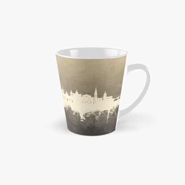 Vista previa del artículo con la obra «Bilbao Spain Skyline», diseñado y vendido por ArtPrints.