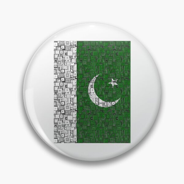 Item preview, Pakistan Flag With Pattern designed and sold by basitcv.