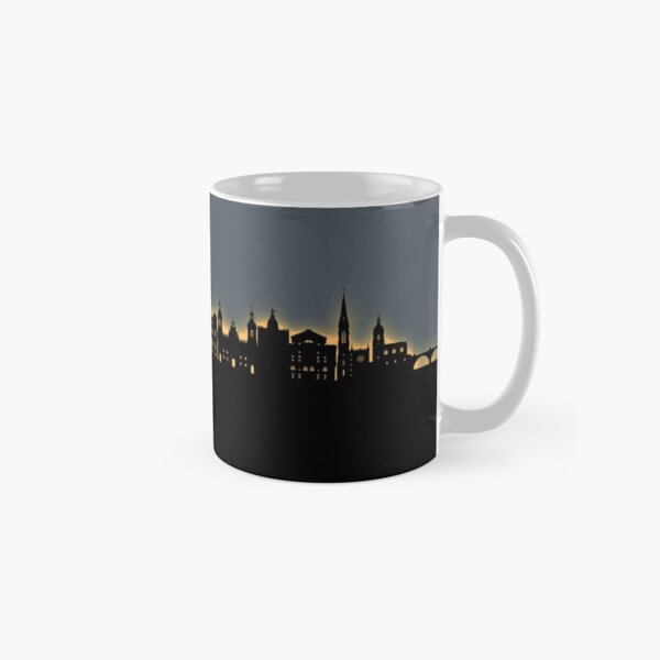 Vista previa del artículo con la obra «Bilbao Spain Skyline», diseñado y vendido por ArtPrints.