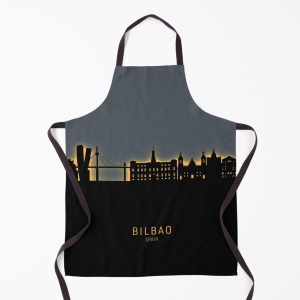 Item preview, Bilbao Spain Skyline designed and sold by ArtPrints.