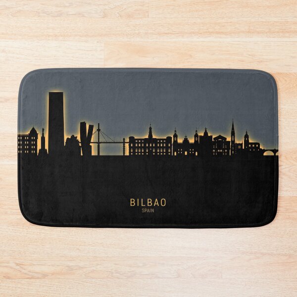 Item preview, Bilbao Spain Skyline designed and sold by ArtPrints.