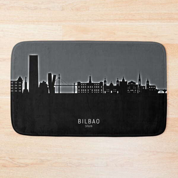 Item preview, Bilbao Spain Skyline designed and sold by ArtPrints.