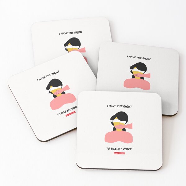Item preview, I HAVE THE RIGHT TO USE MY VOICE | OUR VOICES designed and sold by Ashalcheema.