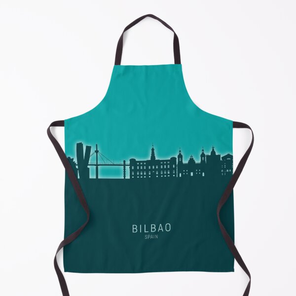 Item preview, Bilbao Spain Skyline designed and sold by ArtPrints.