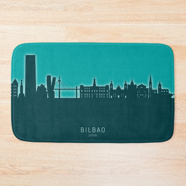 Item preview, Bilbao Spain Skyline designed and sold by ArtPrints.