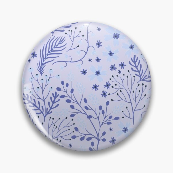 Item preview, Frosty Floral pattern  designed and sold by quixoticmonkey.