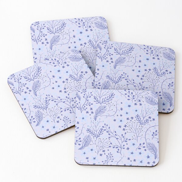 Item preview, Frosty Floral pattern  designed and sold by quixoticmonkey.