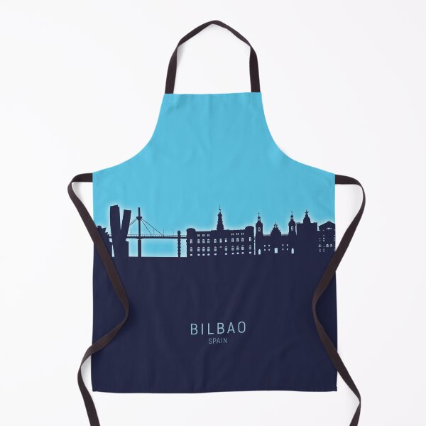 Item preview, Bilbao Spain Skyline designed and sold by ArtPrints.
