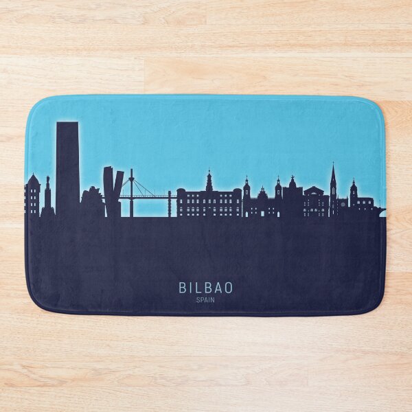 Item preview, Bilbao Spain Skyline designed and sold by ArtPrints.