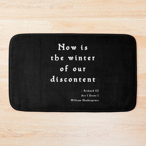 Item preview, Now is the winter of our discontent - quote gift designed and sold by Stageystuff.