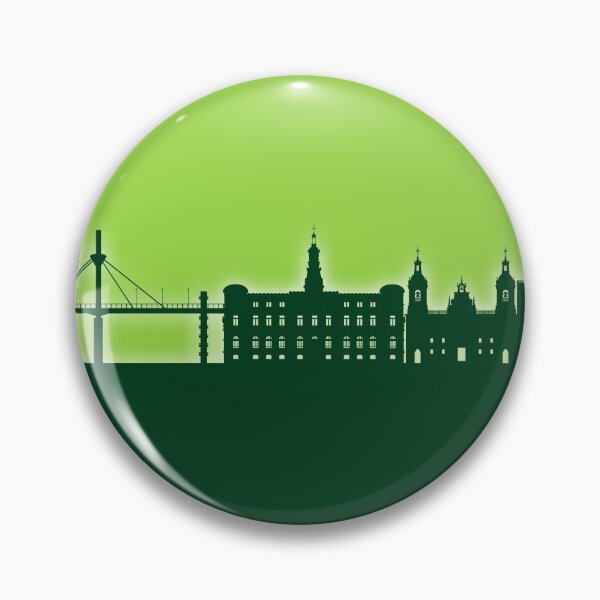 Item preview, Bilbao Spain Skyline designed and sold by ArtPrints.