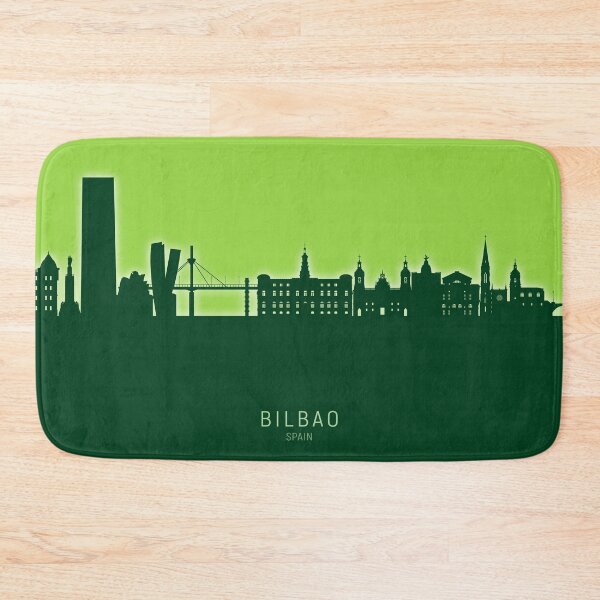 Item preview, Bilbao Spain Skyline designed and sold by ArtPrints.