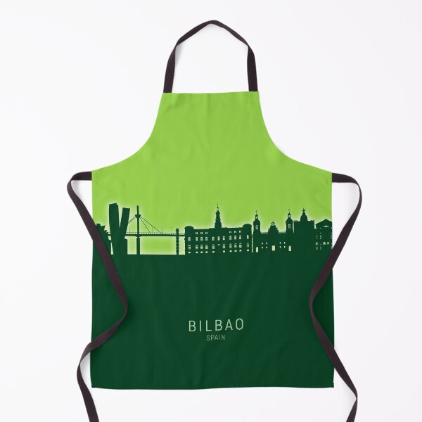 Item preview, Bilbao Spain Skyline designed and sold by ArtPrints.