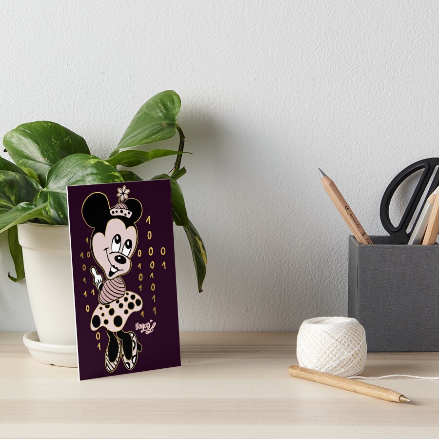 Minnie mouse Metal Print by anibo