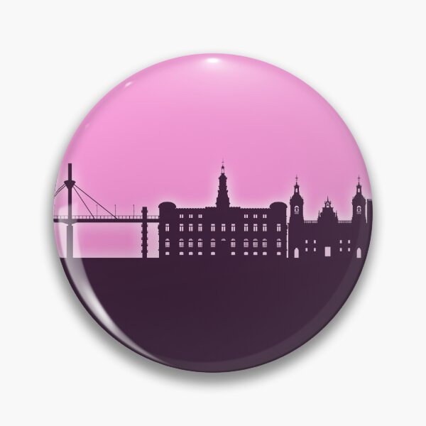 Item preview, Bilbao Spain Skyline designed and sold by ArtPrints.