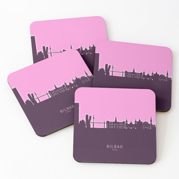 Item preview, Bilbao Spain Skyline designed and sold by ArtPrints.