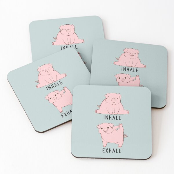 Item preview, Inhale Exhale Pig Yoga designed and sold by thepawster.