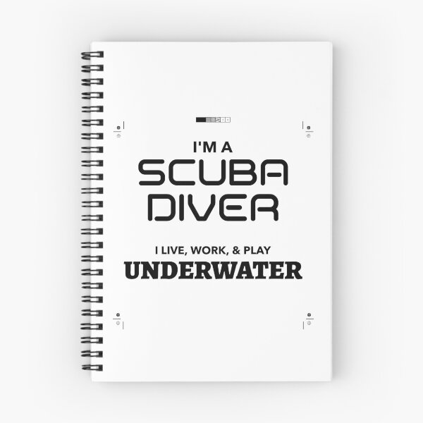 Item preview, I'm a scuba diver. I live, work, & play underwater_WT02 designed and sold by Belcibol.