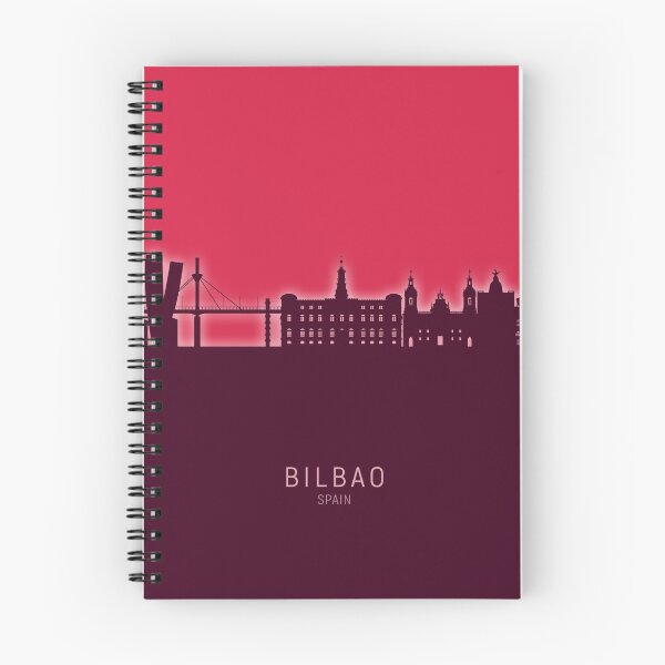 Item preview, Bilbao Spain Skyline designed and sold by ArtPrints.
