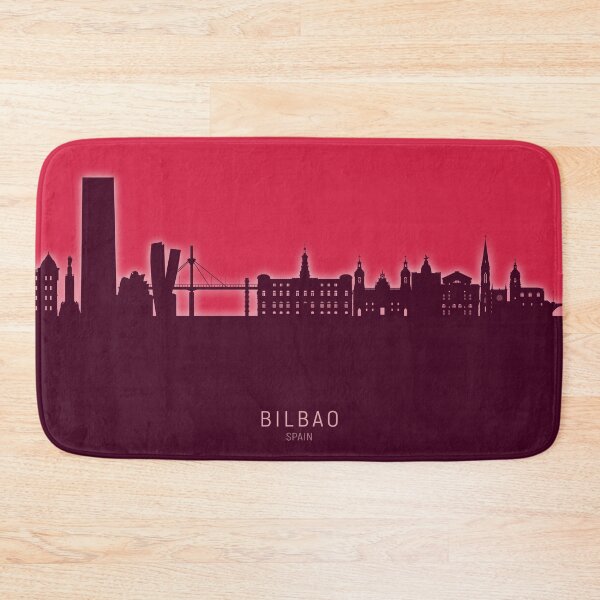 Item preview, Bilbao Spain Skyline designed and sold by ArtPrints.