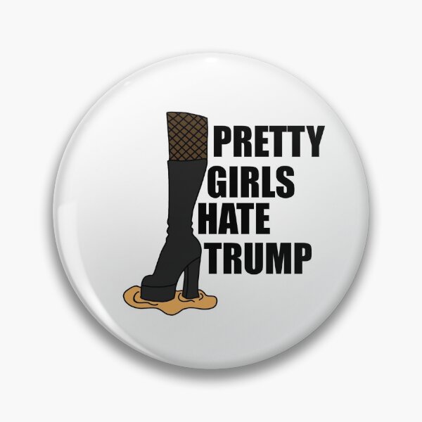 Item preview, Pretty Girls Hate Trump Sticker designed and sold by LinneaMatlack.