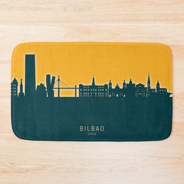Item preview, Bilbao Spain Skyline designed and sold by ArtPrints.