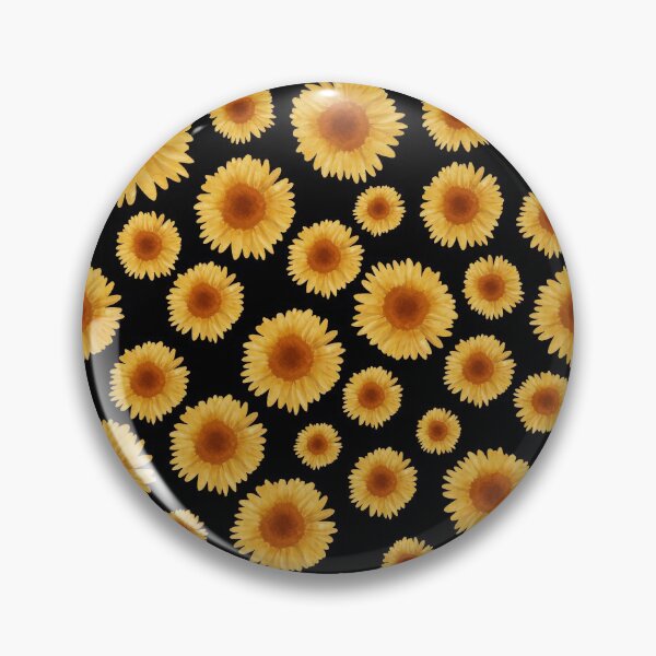 Item preview, Sunflower print with dark background designed and sold by Ysas.