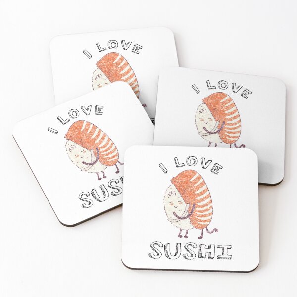 Item preview, love sushi saying designed and sold by pirminio.
